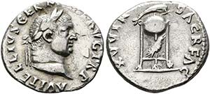 Vitellius (69) - Denarius (3,01 g), Roma, ... 