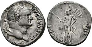 Vespasianus (69-79) - Denarius (3,19 g), ... 