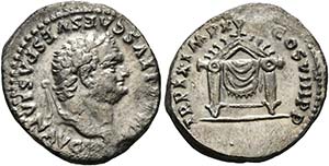 Titus (79-81) - Denarius (2,82 g), Roma, ... 