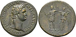 Domitianus (81-96) - Sestertius (25,10 g), ... 