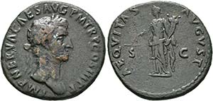 Nerva (96-98) - As (11,46 g), Roma, 97 n. ... 