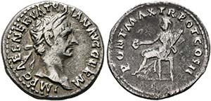 Traianus (98-117) - Denarius (2,99 g), Roma, ... 