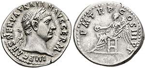 Traianus (98-117) - Denarius (3,34 g), Roma, ... 