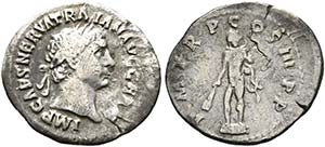 Traianus (98-117) - Quinarius (1,30 g), ... 