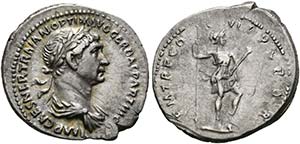 Traianus (98-117) - Denarius (3,64 g), Roma, ... 