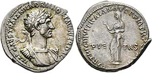 Hadrianus (117-138) - Denarius (3,40 g), ... 