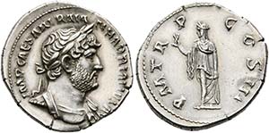 Hadrianus (117-138) - Denarius (3,26 g), ... 