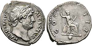 Hadrianus (117-138) - Denarius (3,02 g), ... 