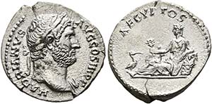 Hadrianus (117-138) - Denarius (2,93 g), ... 