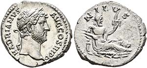 Hadrianus (117-138) - Denarius (3,25 g), ... 