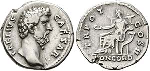 L. Aelius Caesar (136-138) - Denarius (3,35 ... 