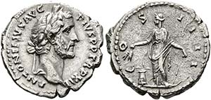 Antoninus Pius (138-161) - Denarius (2,80 ... 