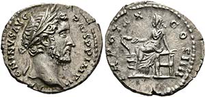Antoninus Pius (138-161) - Denarius (3,13 ... 