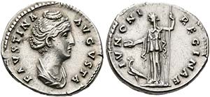 Faustina Maior (138-141) - Denarius (3,37 ... 