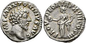 Marcus Aurelius (161-180) - Denarius (3,46 ... 