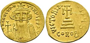 Constans II. (641-668) - Solidus (4,34 g), ... 