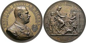 SICKEL, Theodor von 1826-1908 - AE-Medaille ... 