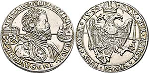 Rudolf II. 1576-1612 - Taler 1598 Nagybanya ... 