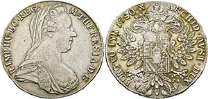 Maria Theresia 1740-1780 - Taler 1780 ... 