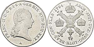 Franz II. 1792-1806-(1835) - 1/4 Kronentaler ... 