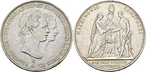 Franz Joseph 1848-1916 - Doppelgulden 1854 A ... 