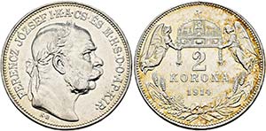 Franz Joseph 1848-1916 - Lot 3 Stück; 2 ... 