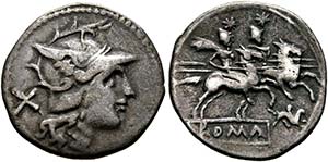 Beizeichen Greif - Denarius (3,66g) ... 