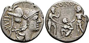 Ti. Veturius - Denarius (3,79g) 137 v. Chr. ... 