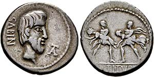 L. Titurius L.f. Sabinus - Denarius (3,83g) ... 