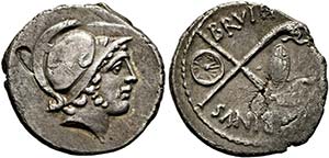 D. Iunius Brutus Albinus - Denarius (3,71g) ... 