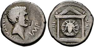 M. Antonius - Denarius (3,73g) ... 