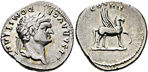 Domitianus (81-96) - Denarius (3,27g) Roma, ... 