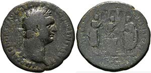Domitianus (81-96) - As (8,91g) Roma, ... 