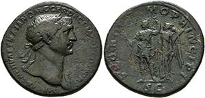 Traianus (98-117) - Sestertius (25,57g) ... 