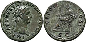 Traianus (98-117) - Dupondius (11,59g) Roma, ... 