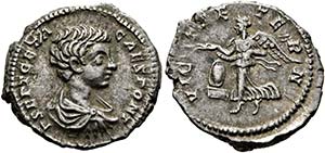 Geta (209-211) - Denarius (3,33g) 200-202 n. ... 