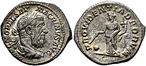 Macrinus (217-218) - Denarius (3,18g) Roma, ... 
