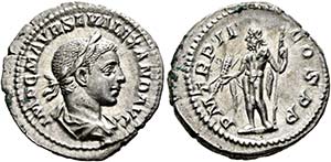 Severus Alexander (222-235) - Denarius ... 