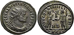 Diocletianus (284-305) - AE-Antoninianus ... 