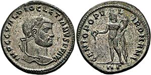 Diocletianus (284-305) - Follis (10,99 g), ... 