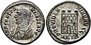 Constantinus I. (306-337) - Follis (3,46 g), ... 