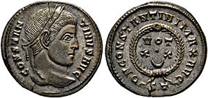 Constantinus I. (306-337) - Follis (3,58g) ... 