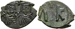 Leon V. der Armenier (813-820) - Follis ... 