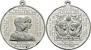Franz Joseph 1848-1916 - Lot 10 Stück; ... 