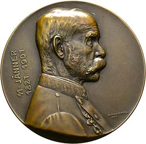 Rainer Ferdinand 1827-1913 - AE-Medaille ... 