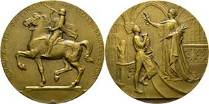 Brüssel - AE-Medaille (70mm) 1910 v. G. ... 