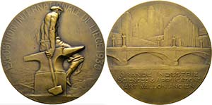Liege (Lüttich) - AE-Medaille (70mm) 1930 ... 