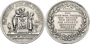 Frankfurt - AR-Medaille (27,6g), (43mm) 1809 ... 