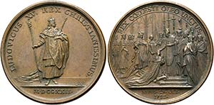 Ludwig XV. 1715-1774 - AE-Medaille (41mm) ... 