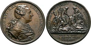 Ludwig XVI. 1774-1792 - AE-Medaille ... 